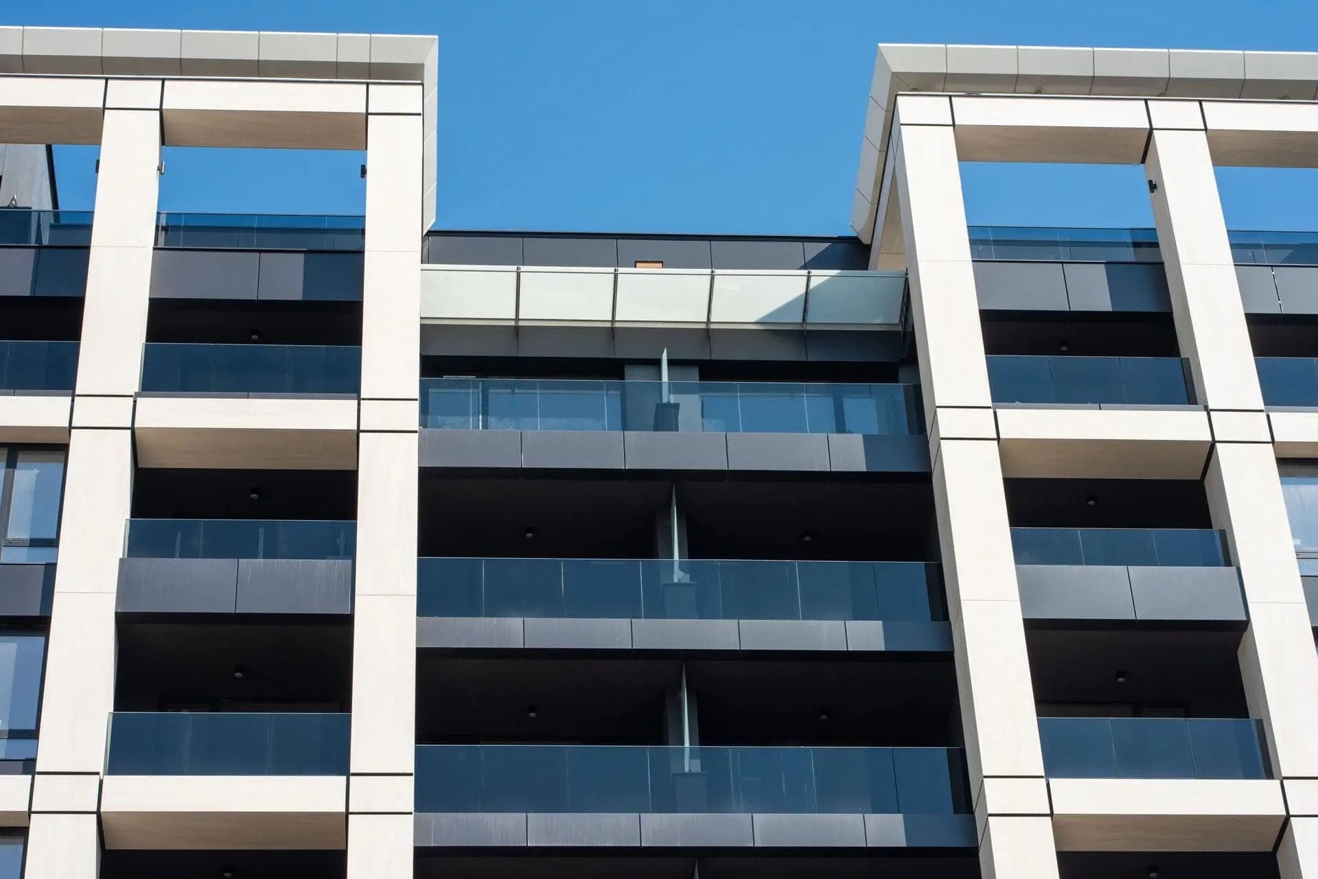 Skyfall Residence glass application project reference