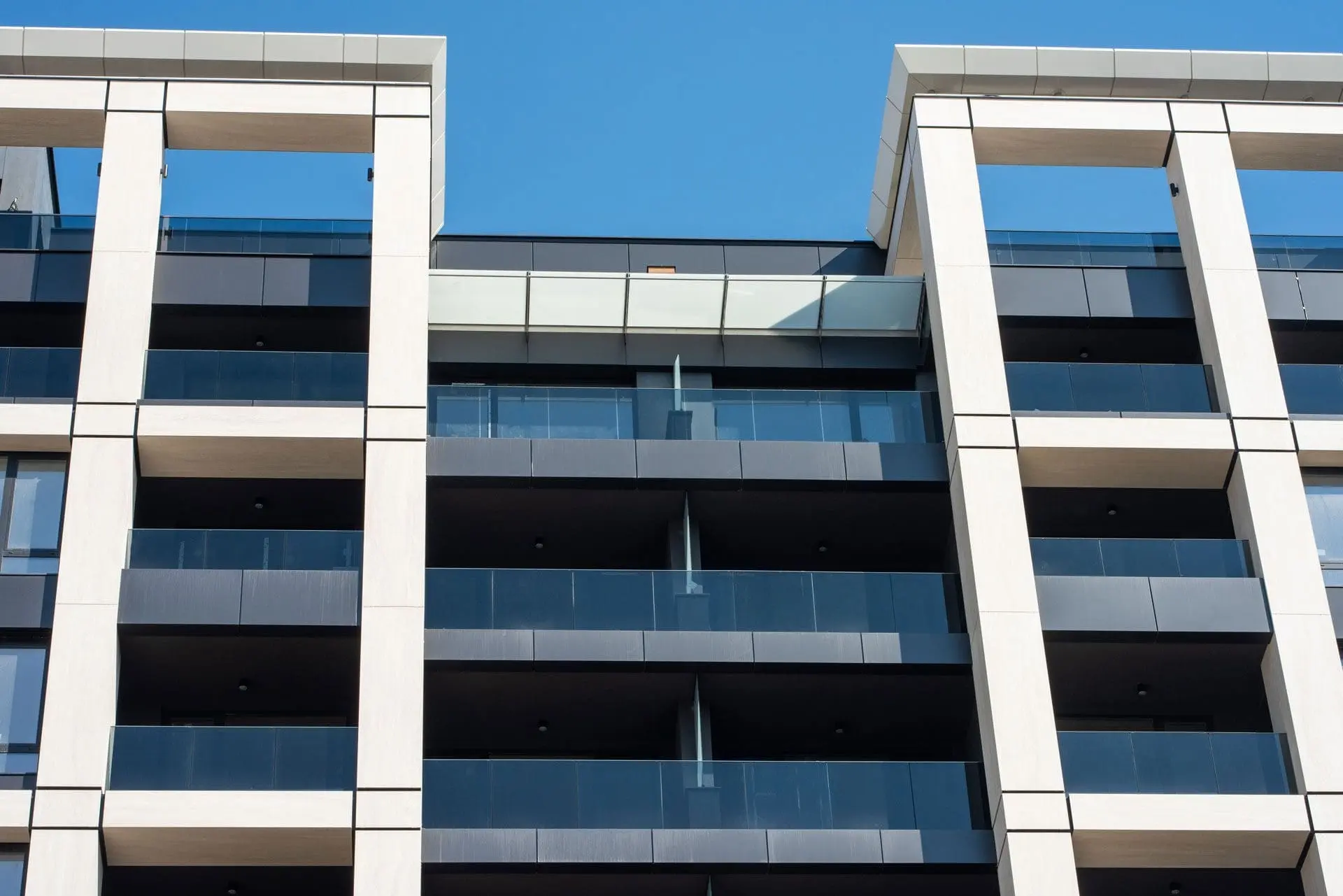 Skyfall Residence glass application project reference